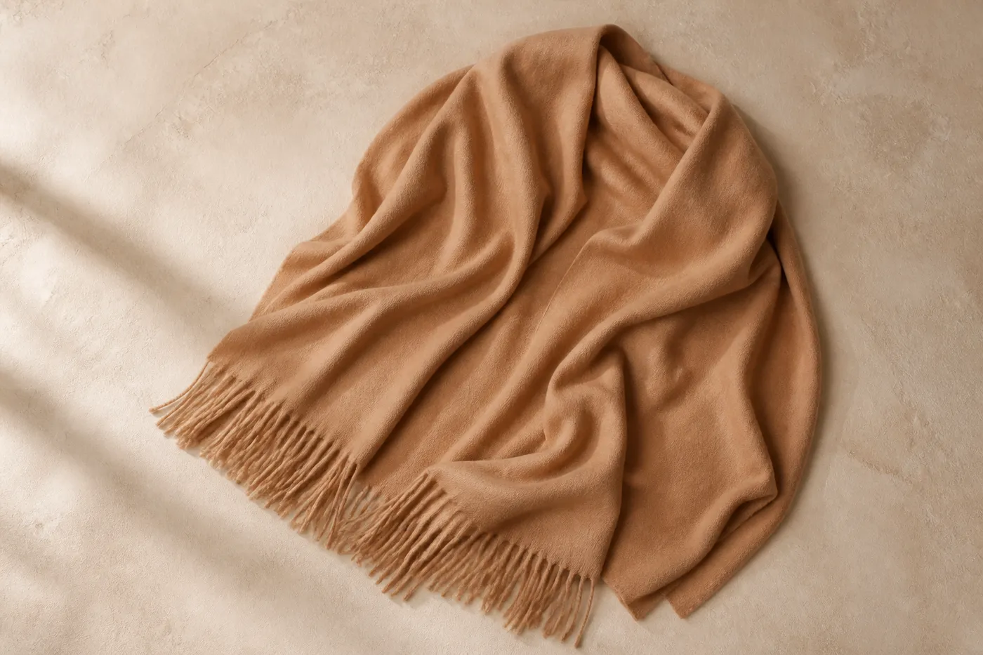 Étole Oversized Franges Maison