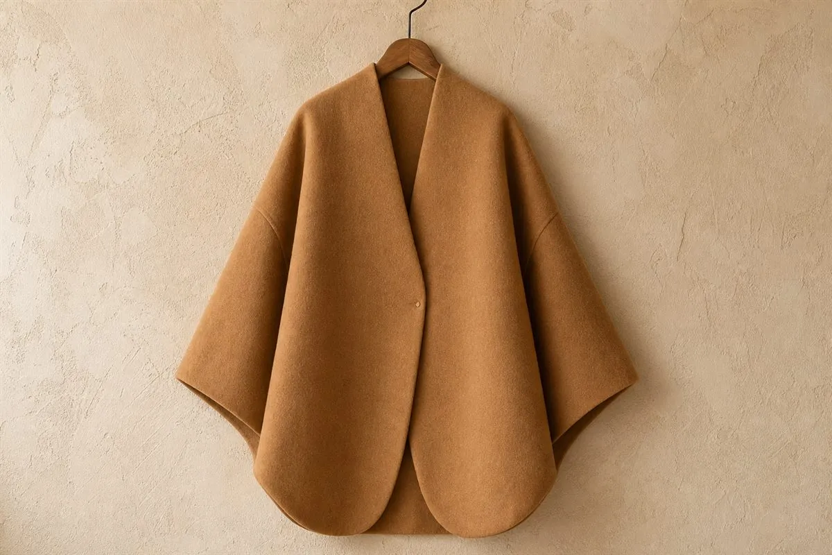 Manteau Cocoon en Cachemire Mélangé N°16