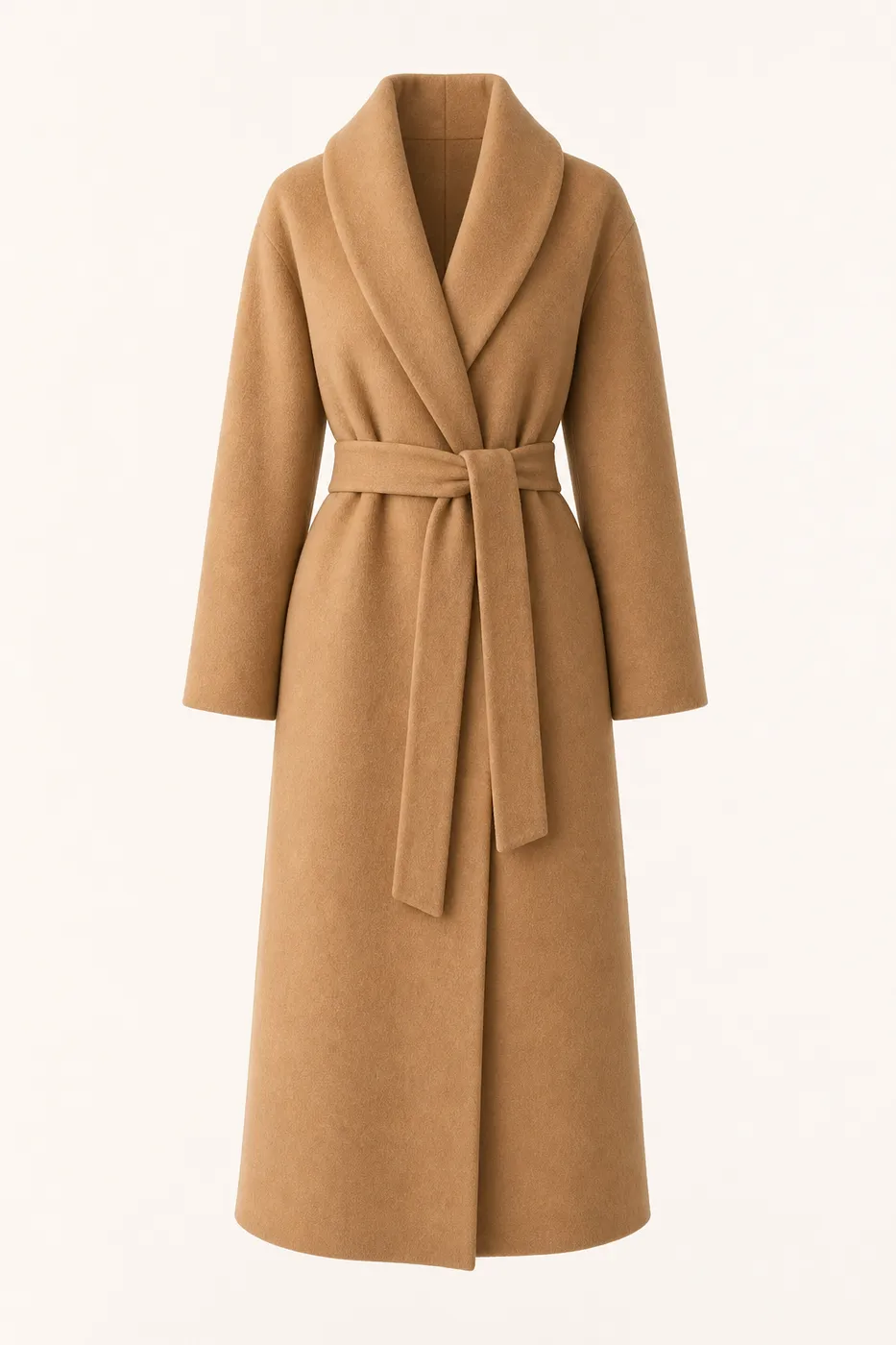 Manteau Long Peignoir en Laine Cachemire — Essentiel