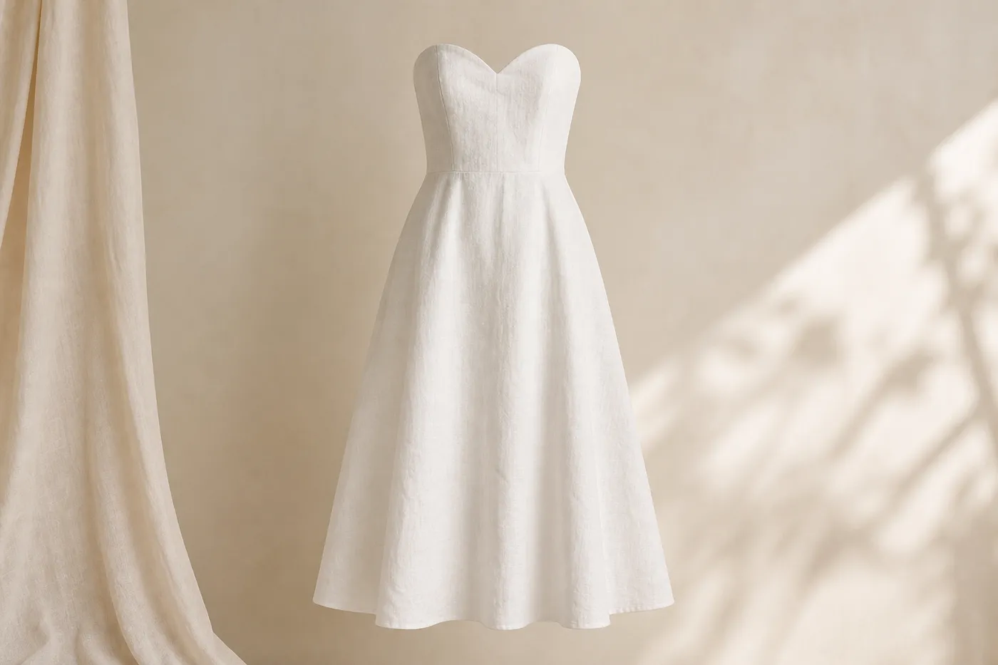 Edition Robe Bustier en Lin Maison